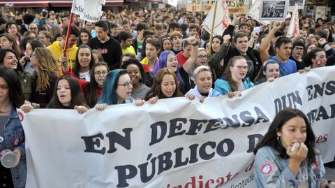 Manifestaci�n en Ferrol