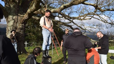 Rodaje del videoclip de Grande Amore