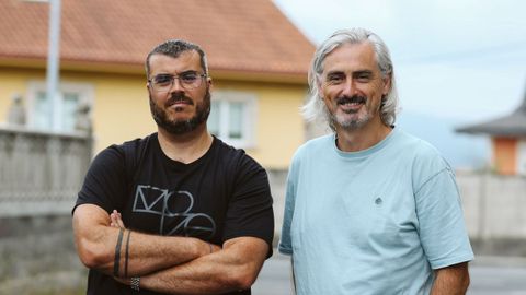 El�as Pico y Tom�s Lorenzo, empresarios de Ferrol afectados por las sanciones de la Comunidad de Madrid.