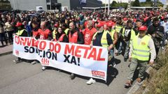 La manifestaci�n por A G�ndara