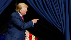 El expresidente norteamericano Donald Trump, el pasado 17 de septiembre, en un mitin en Youngstown (Ohio)