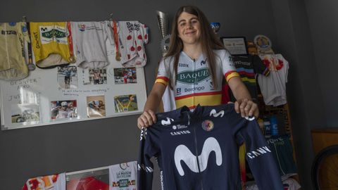 La compostelana Alejandra Neira es una de las grandes promesas del ciclismo espa�ol