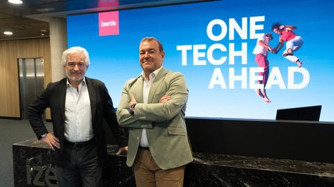 Francisco J. Margarite (Direccin de Operaciones) y Fernando Pastor (Direccin Comercial) en Izertis