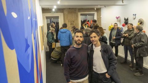 Inauguraci�n de la muestra �Absurdo� con obras de Iv�n Prieto y Z�sar Bahamonte.