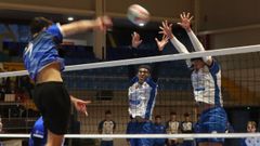 Imagen de archivo del partido entre el Rotogal Boiro y el Intasa San Sadurni�o.