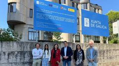 Cargos del PP visitaron el inicio de las obras en la residencia de A Milagrosa