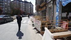 Las obras de la avenida de Portugal quedaron oficialmente paralizadas el d�a 9 de marzo.