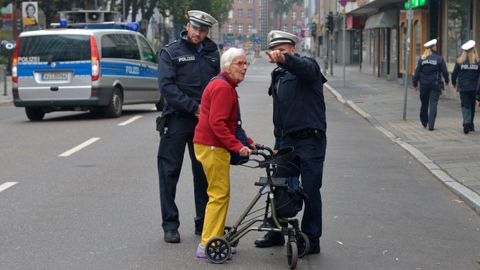 Evacuaci�n masiva en Fr�ncfort