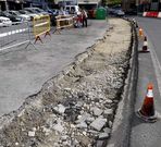 Entrada y salida de Viveiro, las obras en Verxeles preocupan. 