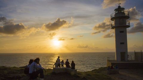 Puesta de sol en Touri��n, Mux�a 