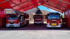 Imagen de archivo de los bomberos de Vigo