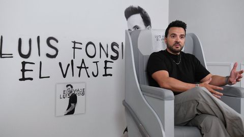 El artista Luis Fonsi en el mes de junio en Madrid