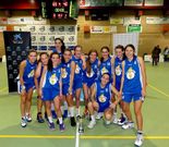 El equipo del Peleteiro, a la conclusi�n de la final.