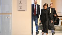 Rachida Dati llegando al tribunal de Par�s
