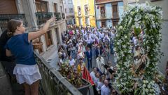 El Carmen despliega toda su tradici�n marinera en A Pobra y Portos�n