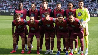 El once inicial del Deportivo ante el Burgos.