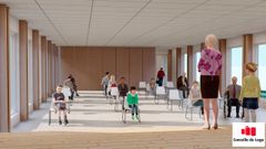 As� ser� el nuevo centro social de Aquilino Iglesias, que se construir� sobre todo con madera