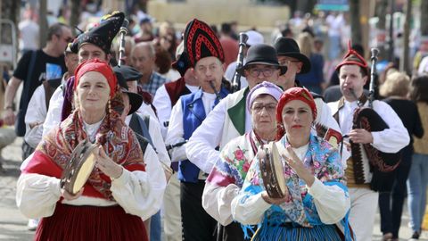 A Foliada de Bosende participa en los Cantos de Taberna de Lugo