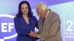 Mar�a Corina Machado, con Felipe Gonz�lez, este lunes en Madrid