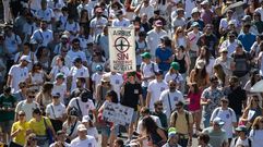 Manifestaci�n de la plantilla de Airbus, a mediados de este septiembre
