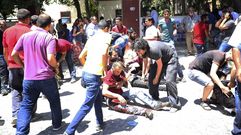 Las im�genes del atentado y las protestas en Turqu�a