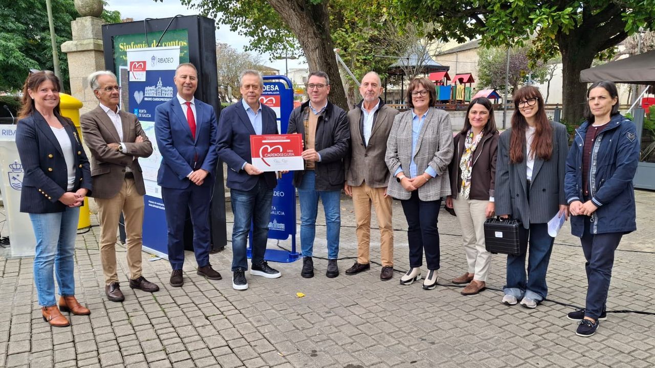 Ribadeo se presenta como el primer concello cardioprotegido de Galicia