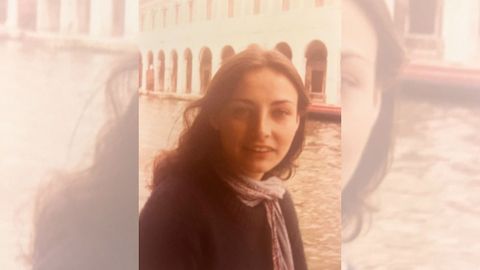 Mariv� Monteser�n en Tur�n, Italia, en 1980