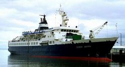 Imagen sin fechar del barco �Lyubov Orlova�.