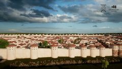 Nuevas im�genes sobre Lucus Augusti en 3D