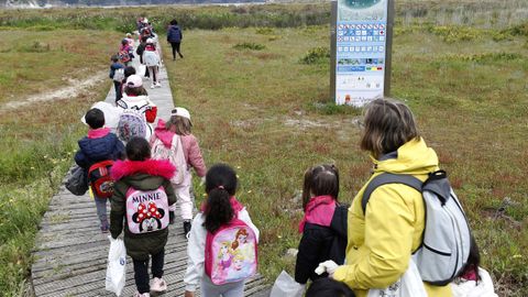 Voz Natura sigue cosechando frutos, implicando a los escolares de A Mari�a en el D�a de la Tierra
