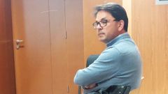El laxense Jos� Ferm�n Simal Ramos, ayer en la secci�n segunda de la Audiencia Provincial de A Coru�a.