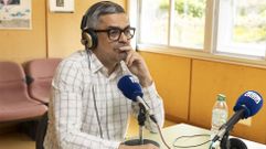 Daniel P�rez, ayer en Radio Voz