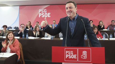 El lder de los socialistas gallegos, en un comit reciente