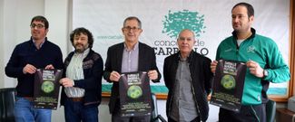 Trigo, Rodr�guez, Ferrero, Regueira y V�zquez, ayer en la presentaci�n de la cita. 