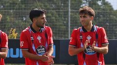 Yoel Lago y Javi Rodr�guez son dos de los canteranos del primer equipo del Celta.