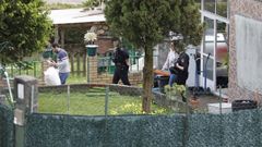 Foto del d�a del crimen de Lavadores, el pasado jueves 4 de abril 