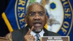 El representante dem�crata Gregory Meeks, impulsor de la ley para obligar a Donald Trump a poner fin a la guerra contra Ir�n.