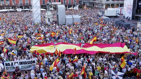 Concentraci�n en apoyo a Ceuta en Valladolid