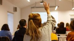 Audiencia durante unas de las charlas del las jornadas sobre m�sica y feminismo celebradas en A Coru�a