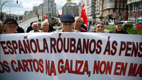 Dia del Trabajo. Manifestacin por el 1 de Mayo en A Corua