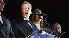 Peter Magyar, tras conocerse los resultados de las elecciones