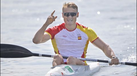 Marcus Cooper Walz, el mallorqu�n nacido en Oxford, consigui� el oro para Espa�a en la prueba de K1 1000 metros, tras una incre�ble remontada en la que pas� del quinto al primer puesto durante los �ltimos tramos de la carrera