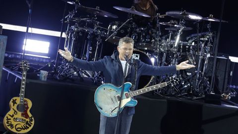 Alejandro Sanz actuando en Santiago en el 2019.