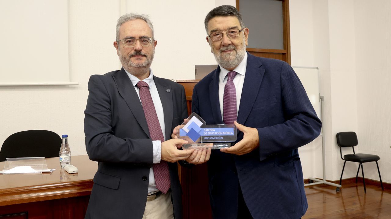 La cátedra de Educación Médica USC-Semergen celebra sus diez años premiando a Juan Gestal