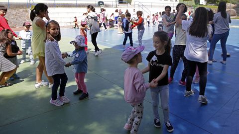 Romara das Letras no colexio de Escarabote