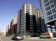 Vista de uno de los edificios que Construcuatro levant� en el barrio de Navia, en Vigo