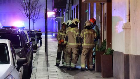 Incendio en la calle P�rez Cepeda