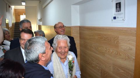 En un homenaje de la Escuela de Empresariales con el alcalde de Vigo en el 2017