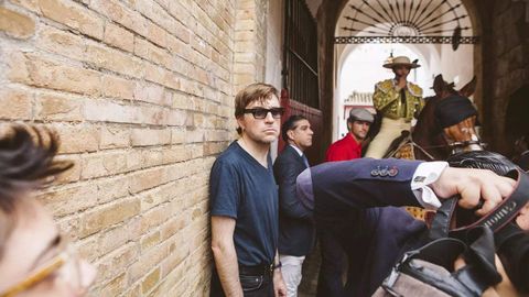 Albert Serra, durante a rodaxe do documental �Tardes de soledad�.