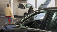Imagen de archivo de robos en coches en Noia